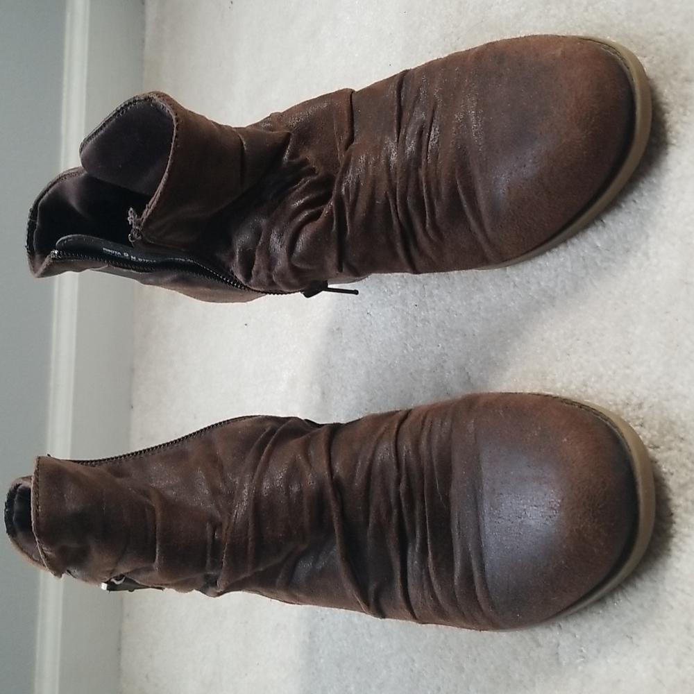 Brown Womens Low Boots